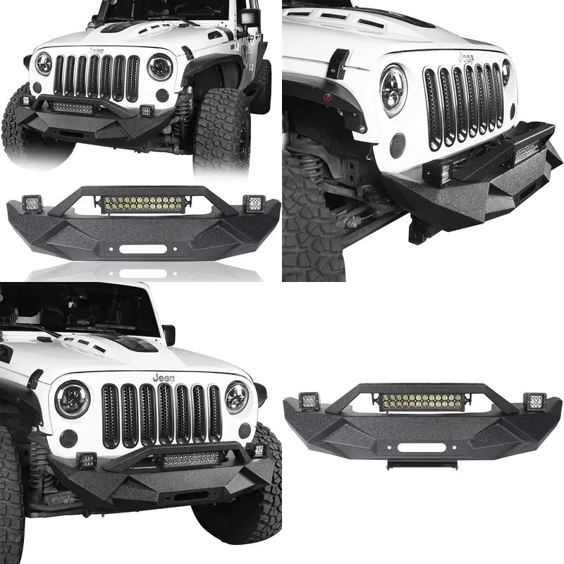 Winch Bumper Mount Plate - 지프 랭글러 JK JL용 블레이드 스타일