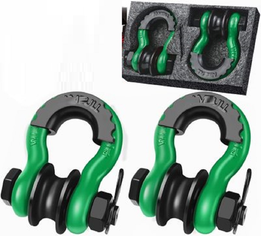 3/4인치 2개 19톤(42000파운드) U형 중량용  - D Ring Shackle 3/4 리뷰 및 가격