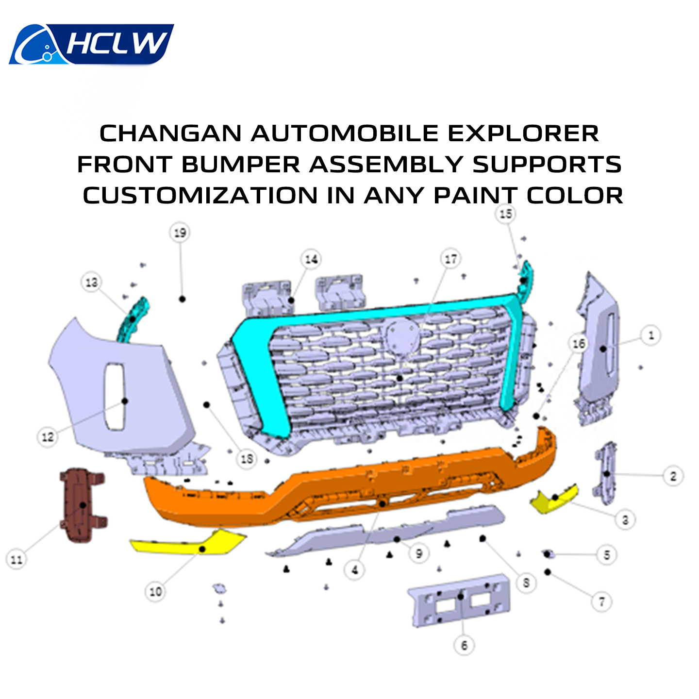 새로운 정품 앞뒤 범퍼 세트 (창안 헌터 픽업용) OE - Winch Bumper Mount Plate 리뷰 및 가격